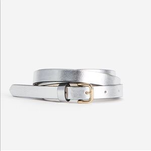 H&M mixed metallic double wrap belt